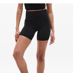 NWT Athleta Women's Black Bike Shorts